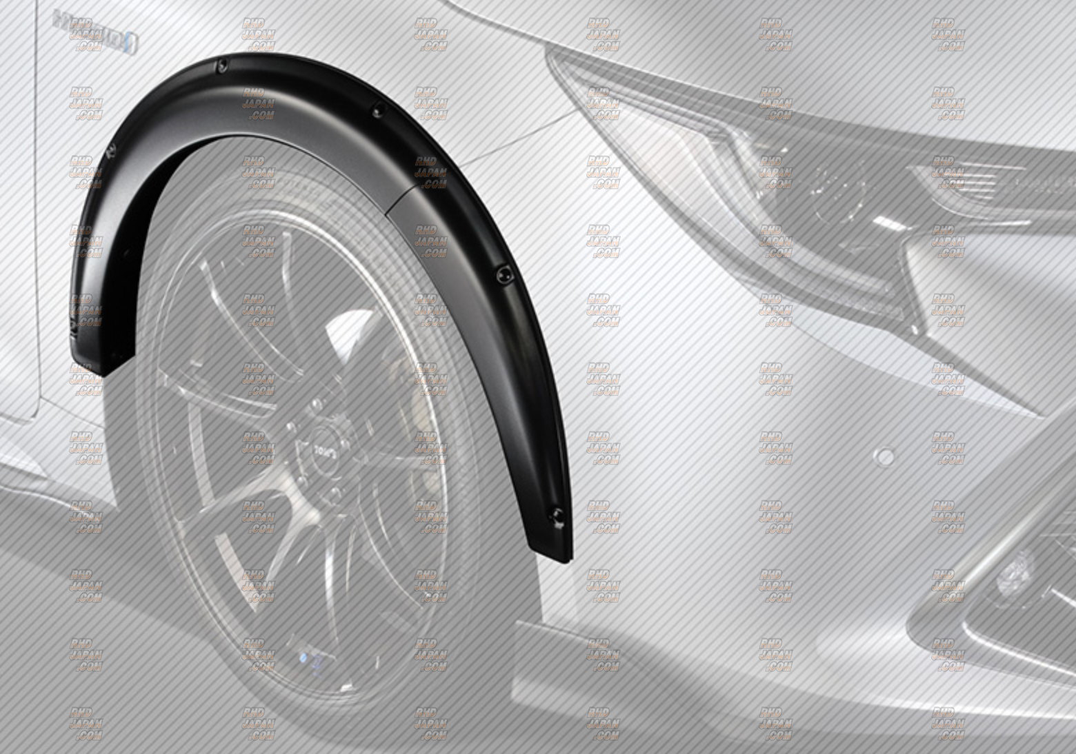 TOM's Over Fender Set ABS Non-Painted - Corolla Sport ZWE211H
